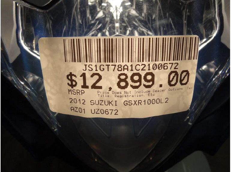 2012 Suzuki GSX-R 1000 , $12,899, image 19