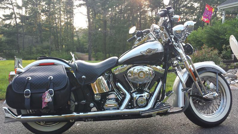 Harley softail heritage springer flstsi espfi only 9205 miles tons of upgrades