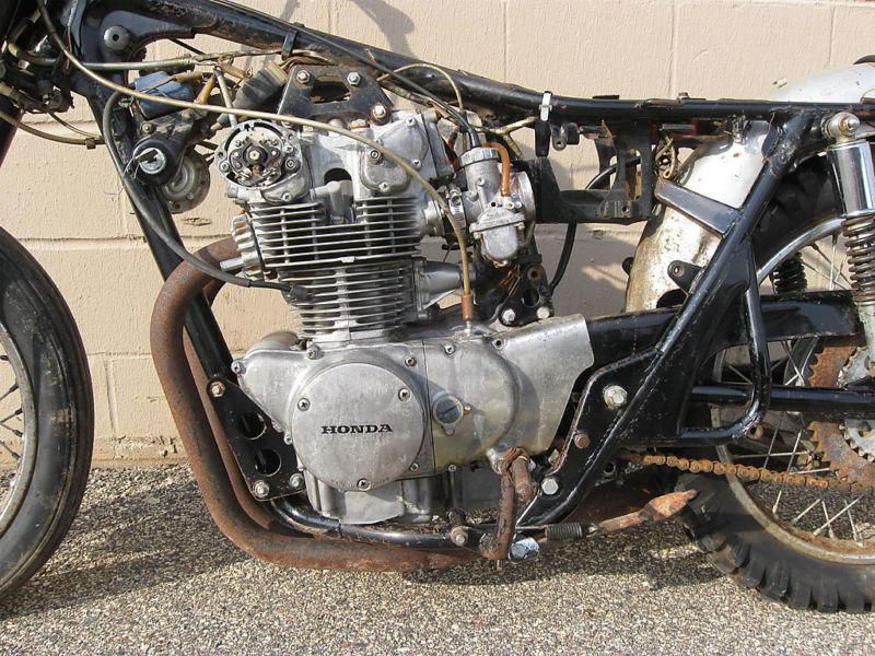 1965 Honda CB450 CB 450 K0 Black Bomber Bobber Cafe Racer Project, US $192.49, image 6