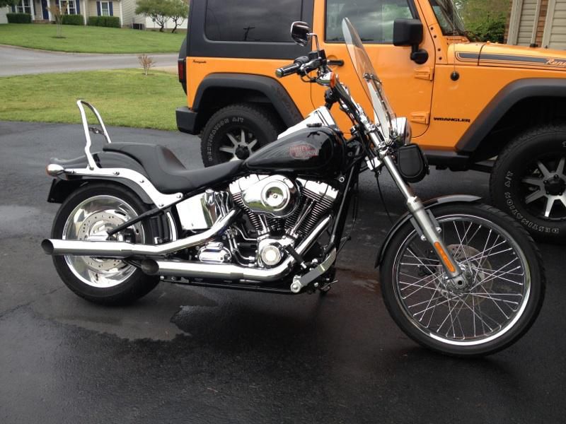 2009 Black Harley Davidson FXSTC Softail Custom Motorcycle Fully Serviced