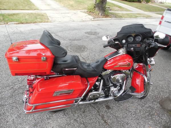 2003 harley davidson electra glide classic fireman's edition 100th anniversary