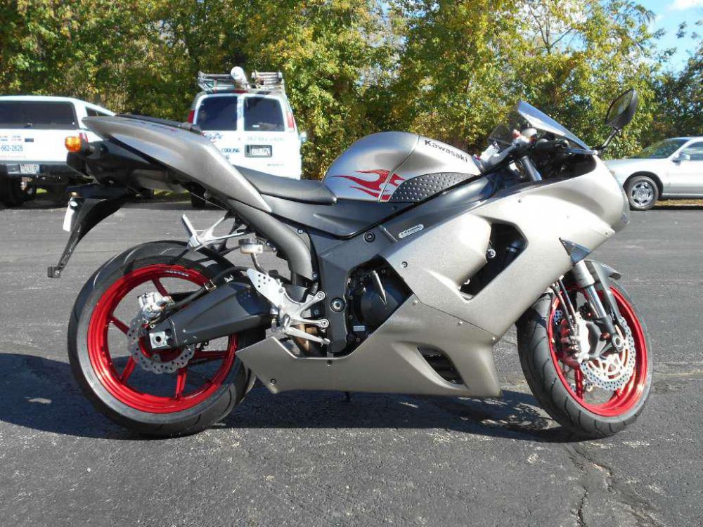 2006 kawasaki ninja zx-6r  sportbike 