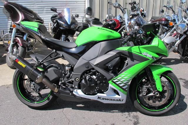 2010 Kawasaki ZX-10R Sportbike 