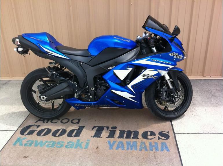 2008 kawasaki ninja zx-6r  sportbike 