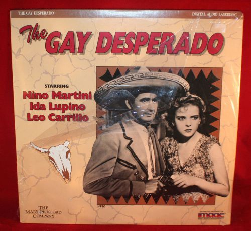 Laserdisc (n) * The Gay Desperado * Nino Martini Ida Lupino Rouben Mamoulian