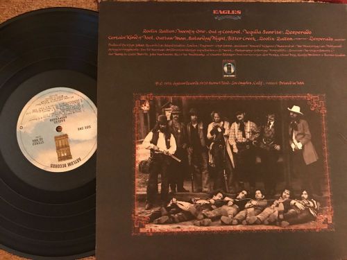 EAGLES "DESPERADO" Original Asylum vintage vinyl classic beauty, Henley Frey, US $120, image 3
