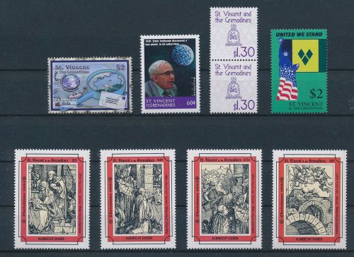 Le47509 st vincent    nice lot of good stamps mnh