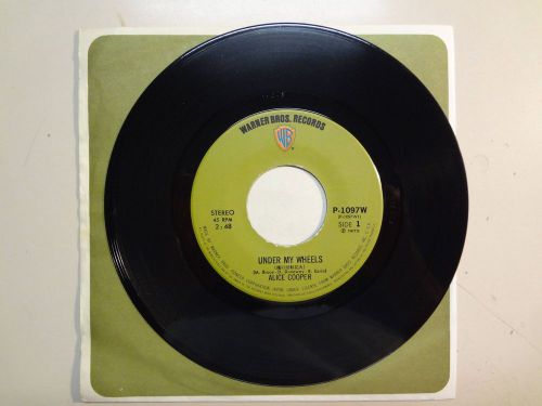 ALICE COOPER: Under My Wheels -Desperado-Japan 7" 1972 Warner Bros. P-1097W PSL, US $148.98, image 4
