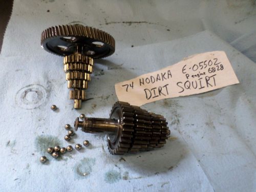 74 Hodaka Dirt Squirt 125 transmission gears shafts balls wombat ace toad 100 90