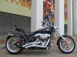 2009 black harley fxcwc rocker c, showroom super clean and custom exhaust