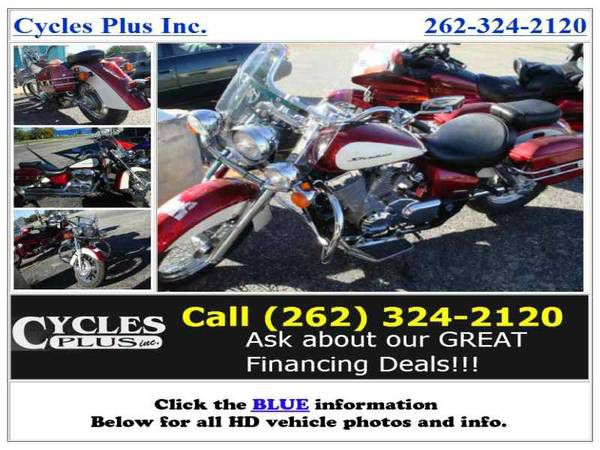 2008 Honda VT750C Shadow Aero red/white