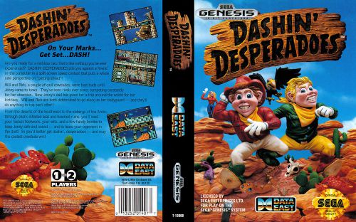 Dashin' Desperados  CUSTOM SEGA GENESIS CASE (NO GAME), US $5.73, image 2