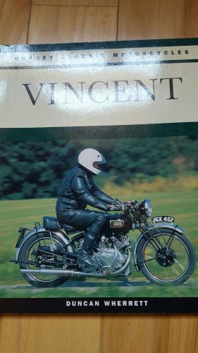 Vincent motorcycle book.