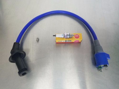 GY6 Vento 150cc OML Blue Ignition Coil &amp; NGK CR7HSA Spark Combo