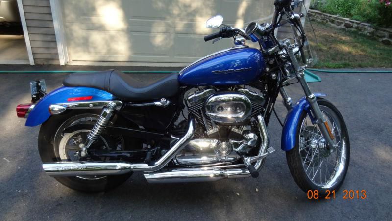 2007 harley davidson sporster xl1200c blue