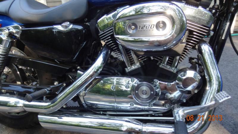 2007 Harley Davidson Sporster XL1200C Blue, US $5,000.00, image 4