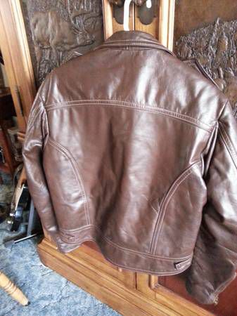 Men&#039;s vintage amf harley davidson leather jacket
