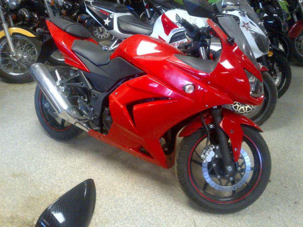 2008 kawasaki ninja 250r  sportbike 