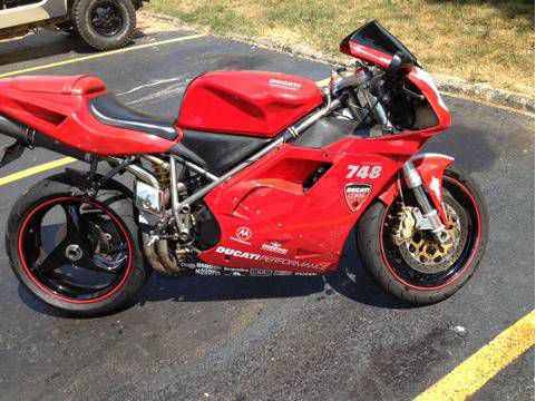 2000 Ducati 748 trade for bagged or V8