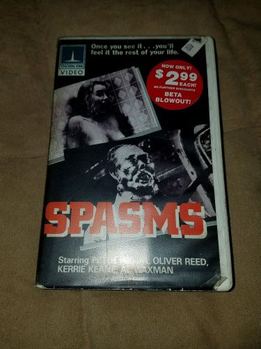Spasms Thorn EMI BETA clamshell not VHS super rare horror