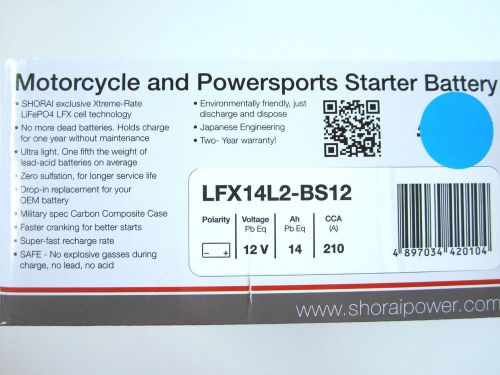Shorai Battery w/ Charger Husaberg 390 450 550 570 FE FC FX 03 07 09 13 LFX14L2, US $247.99, image 10