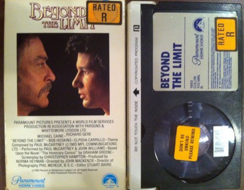 BEYOND THE LIMIT - RICHARD GERE, MICHAEL CAINE - Beta - Original Release