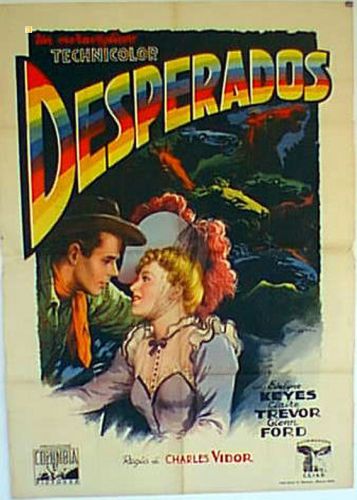 The desperados/ 28911/ glenn ford/ 1943/ charles vidor/ ballester/ poster