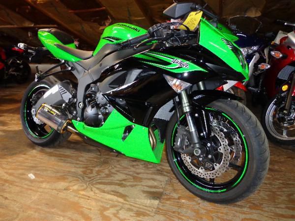 2011 kawasaki ninja zx-6r  sportbike 