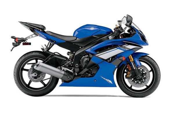 2012 Yamaha YZF-R6 - RAVEN OR TEAM BLUE AND WHITE Sportbike 