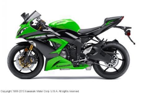 2013 kawasaki zx-6r abs  sportbike 