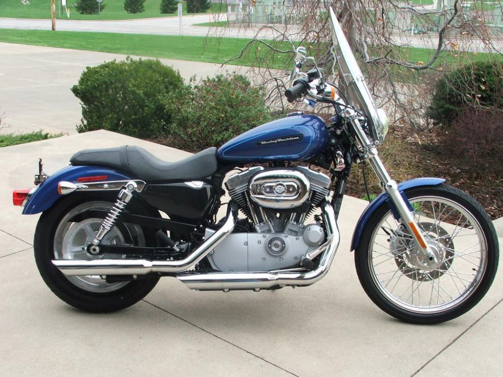 2009 harley-davidson xl 883c sportster 883 custom  cruiser 