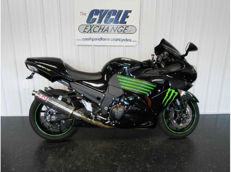 2009 kawasaki ninja zx-14 monster energy 