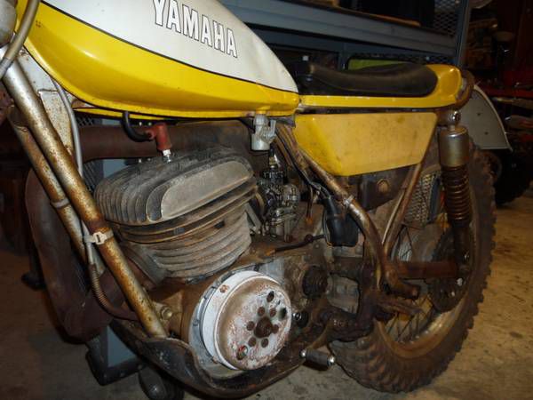 Vintage 1973 Trails bike Yamaha 250 2-stroke