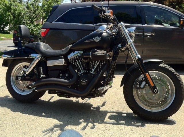 Harley davidson 2013 dyna fat bob 2200 miles located in brooklyn