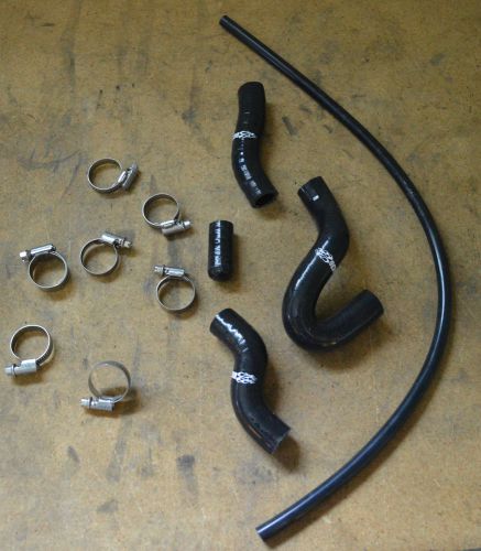 Ktm husaberg fe501 fe 501 non thermostat hose kit with clamps gloss black