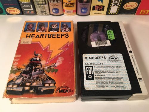 * heartbeeps betamax not vhs 1981 sci fi robot comedy beta andy kaufman 80&#039;s