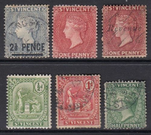 QV St Vincent Stamps