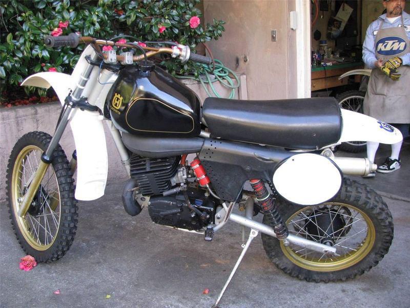 Vintage '82 Husqvarna 420 AE auto Motorcycle motocross mx moto-x fox ahrma husky