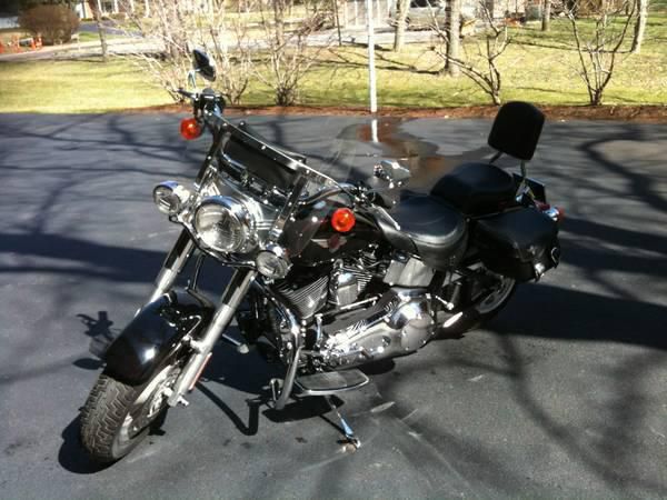 2001 Harley Davidson Fat Boy Black