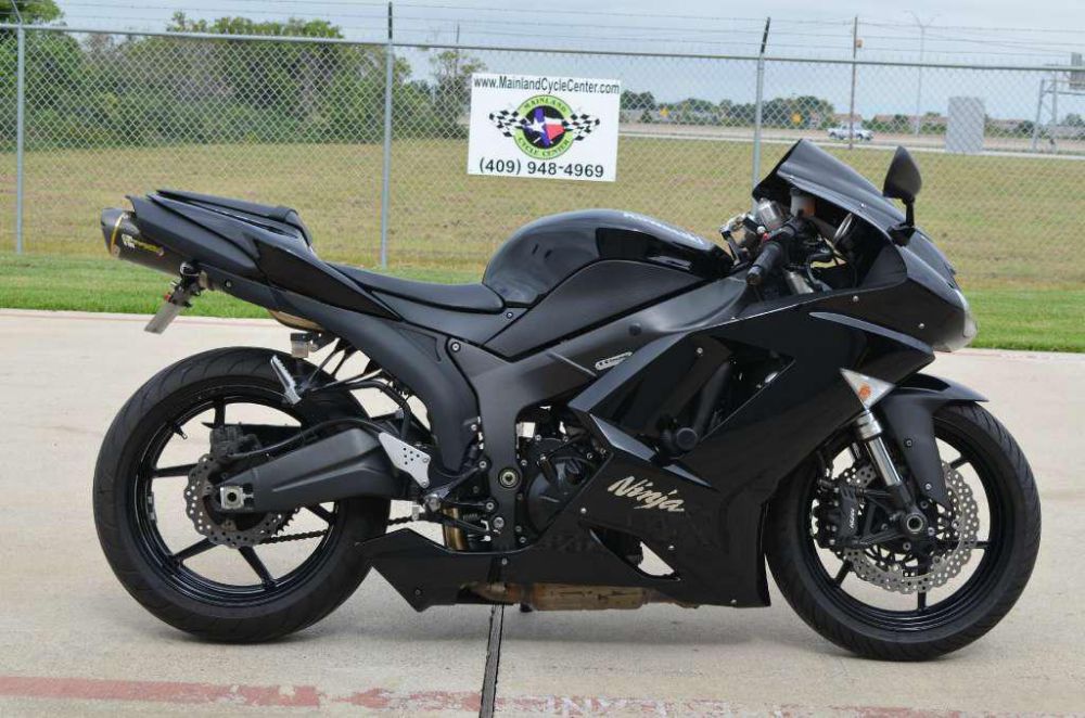 2007 kawasaki ninja zx-6r  sportbike 