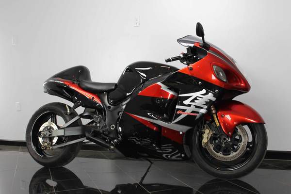 2007 Suzuki Hayabusa Red/Black Stretched Tons Of Extras Priced To Sell