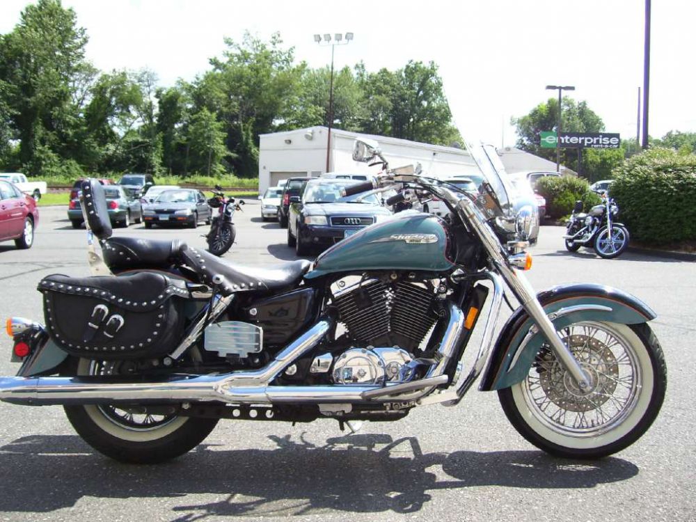 1999 honda shadow 1100 aero, blue/black, 67ci liquid-cooled v-twin