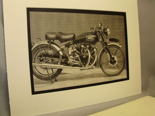 1949 vincent series c black  motorcycle exhibit from national motorcycle museum