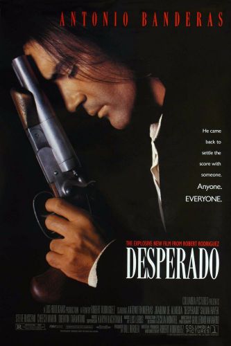 Desperado single sided original movie poster 27x40 inches