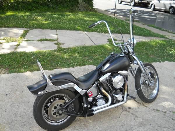 1991 Harley Davidson Springer Softail FXSTS Stripped Chopper Style!!!