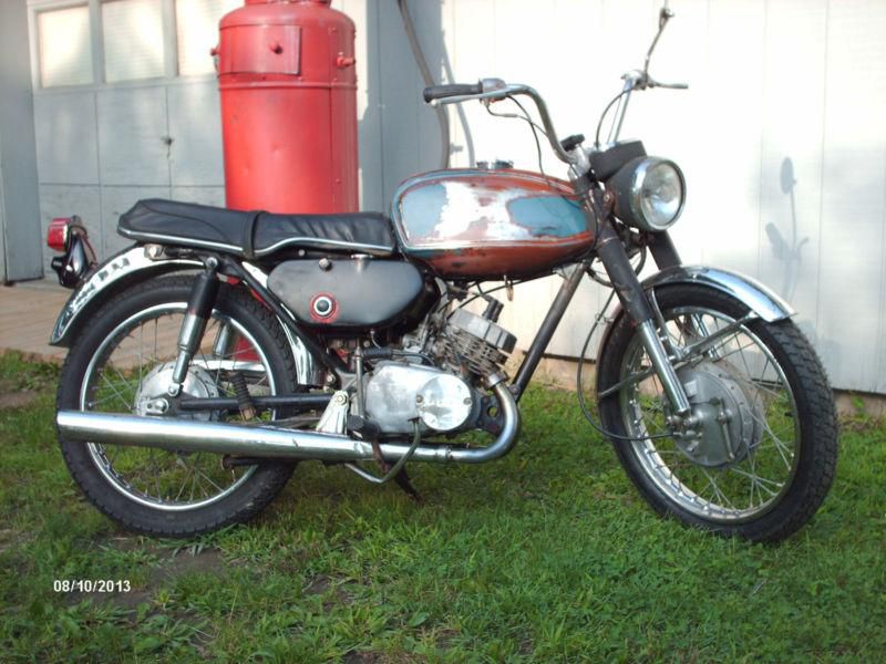 1967 yamaha 180 twin rat bike runs good 15147 original miles no paperwork