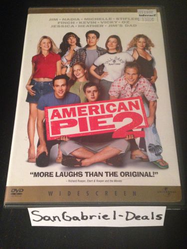 AMERICAN PIE 2 - Chris Klein Alyson Hannigan Jason Biggs DVD - UNRATED two