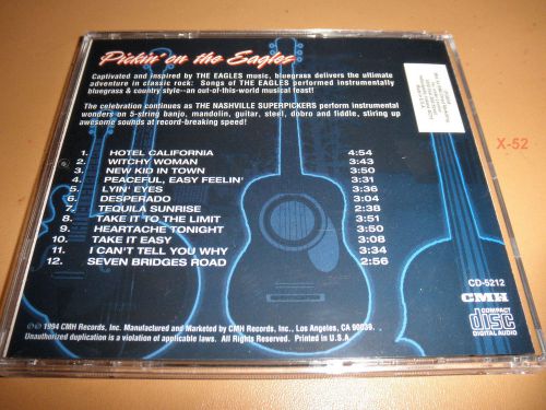 NASHVILLE SUPERPICKERS cd EAGLES hits DESPERADO hotel california TEQUILA SUNRISE, US $39.99, image 3
