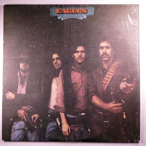 EAGLES Desperado ORIG 12&#034; 33RPM LP Classic Rock VG+ Textured Sleeve Shrinkwrap