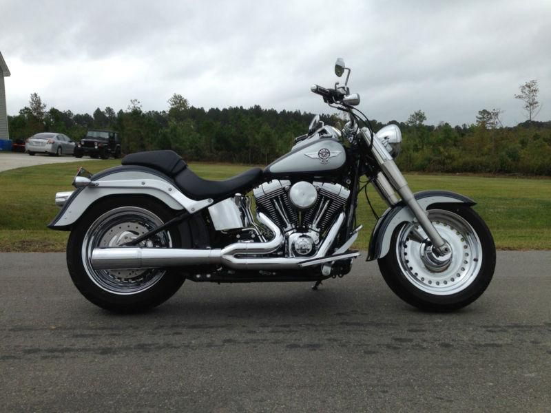 2012 harley davidson fat boy brillant silver/midnight pearl